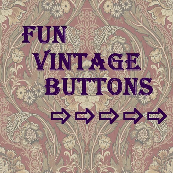 Antique Button, Extra Large Celluloid Button with Gold Aventurine - Picture 6 of 10